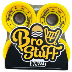 Колеса для скейтборда Bro Stuff 78A - Yellow 70мм