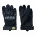 Перчатки со слайдерами для лонгборда BroStuff Black Sliders Red XL