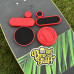 Перчатки со слайдерами для лонгборда BroStuff Black Sliders Red XL