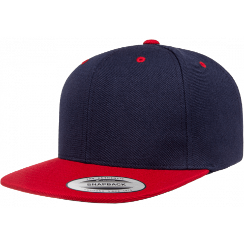 Кепка FlexFit 6089MT - Classic Snapback Navy/Red
