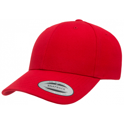 Кепка FlexFit 6789M - Curved Visor Snapback Red Кепка FlexFit 6789M - Curved Visor Snapback Red